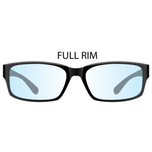 Full Rim Plastic or Metal Frames